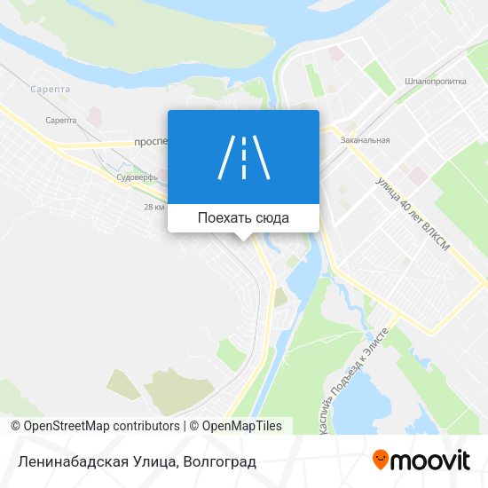 Карта Ленинабадская Улица