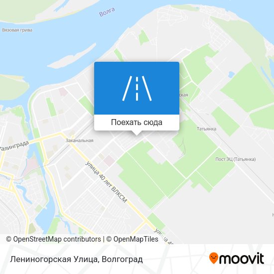 Карта Лениногорская Улица
