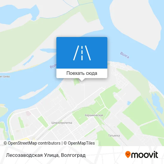 Карта Лесозаводская Улица