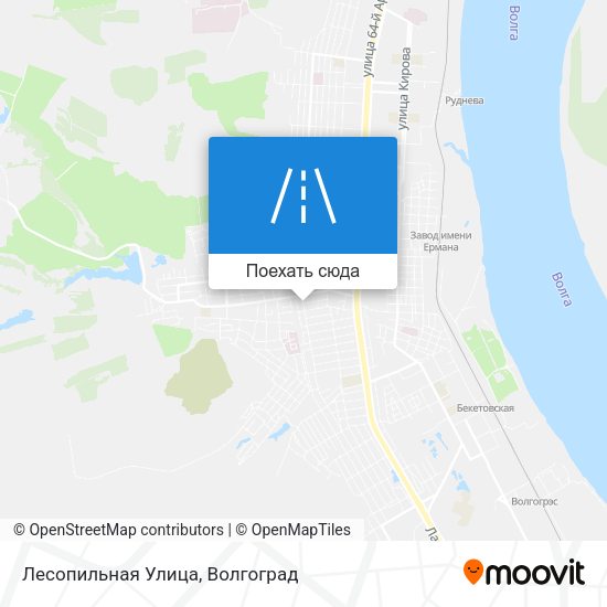 Карта Лесопильная Улица