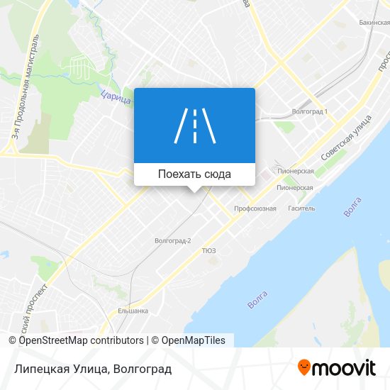Карта Липецкая Улица