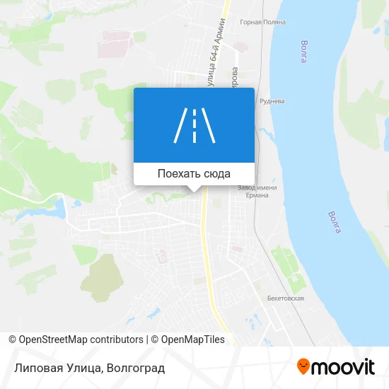 Карта Липовая Улица