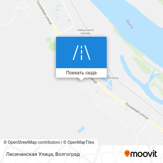 Карта Лисичанская Улица