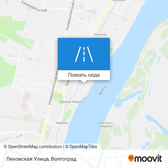 Карта Лиховская Улица