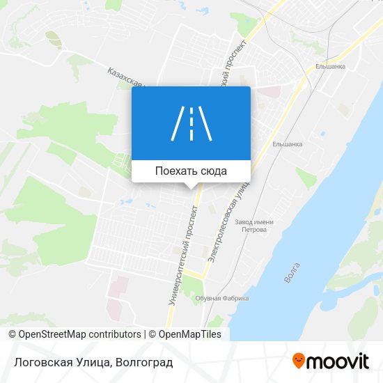 Карта Логовская Улица