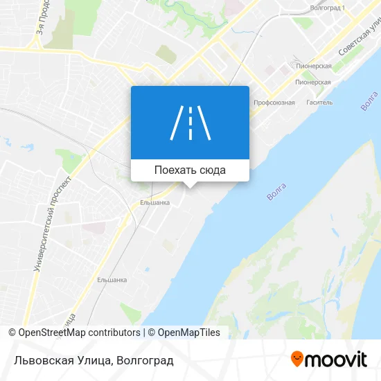 Карта Львовская Улица