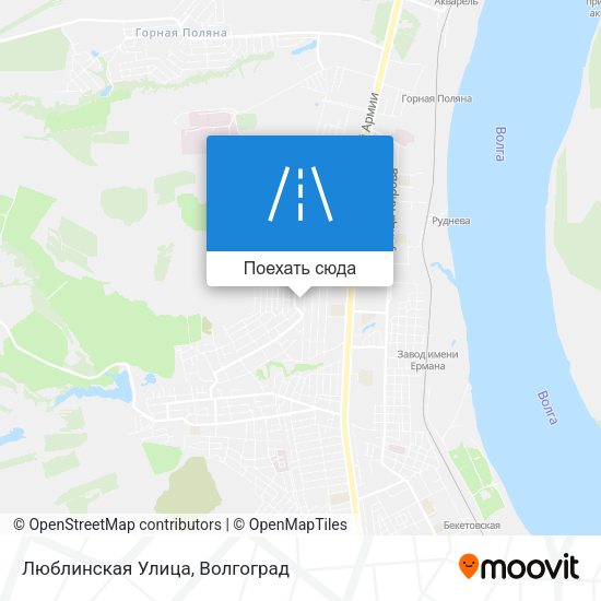 Карта Люблинская Улица