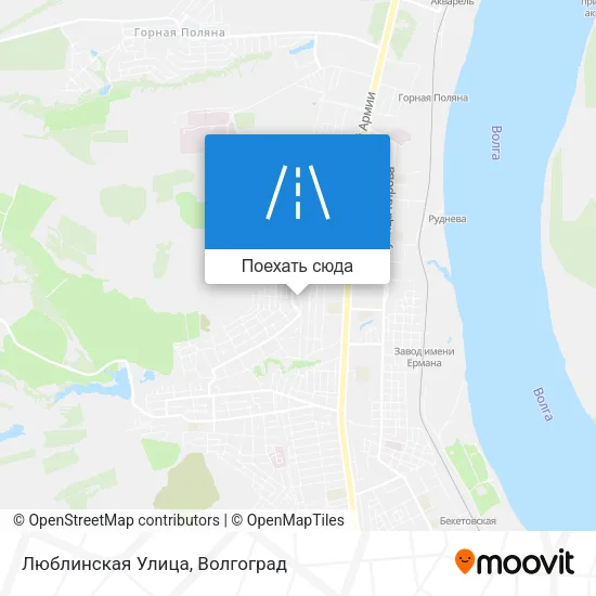 Карта Люблинская Улица