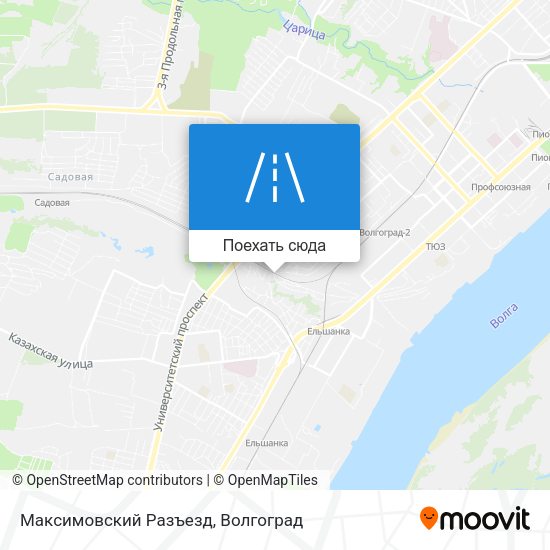 Карта Максимовский Разъезд