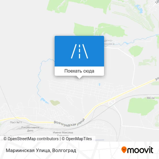 Карта Мариинская Улица
