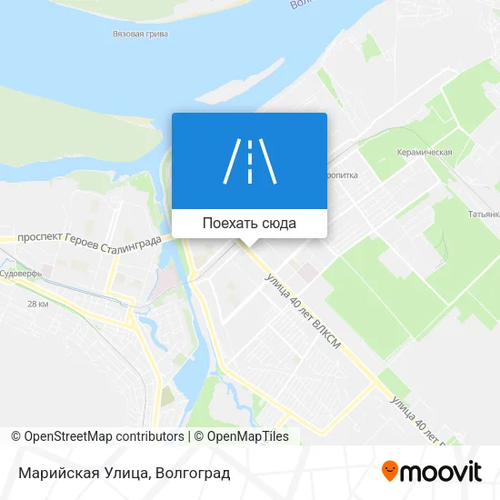 Карта Марийская Улица