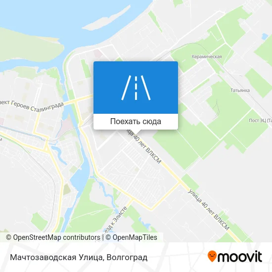 Карта Мачтозаводская Улица