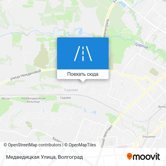Карта Медведицкая Улица