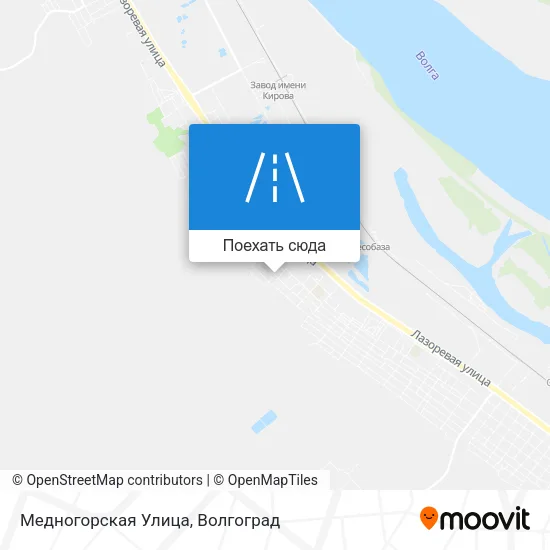 Карта Медногорская Улица