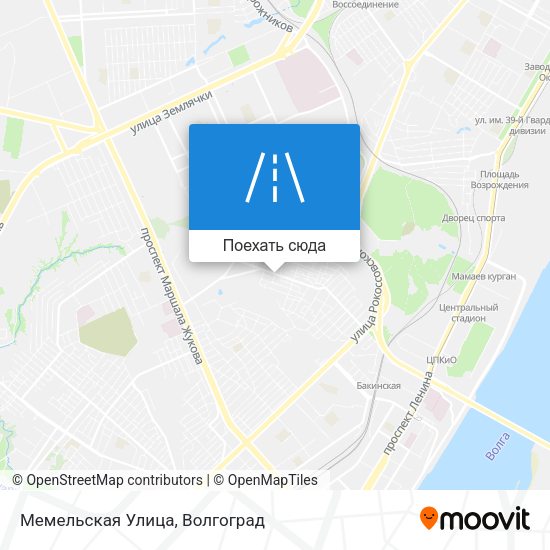 Карта Мемельская Улица