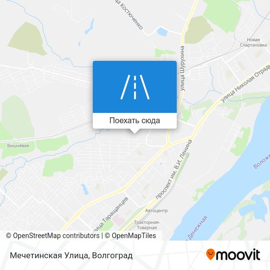 Карта Мечетинская Улица