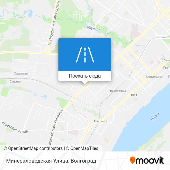 Карта Минераловодская Улица