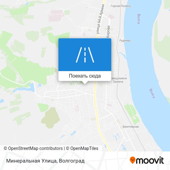 Карта Минеральная Улица