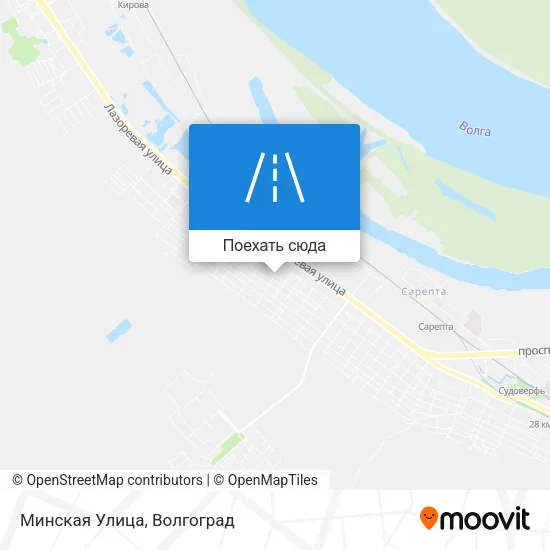 Карта Минская Улица