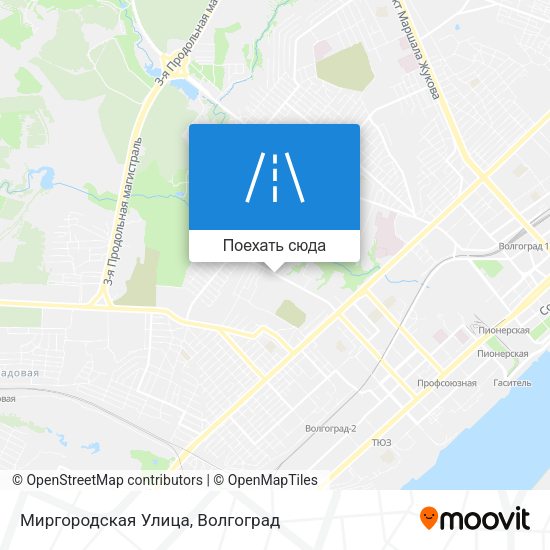 Карта Миргородская Улица