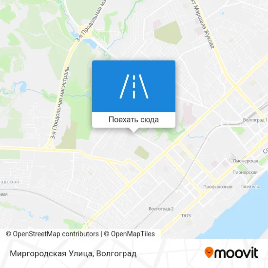 Карта Миргородская Улица