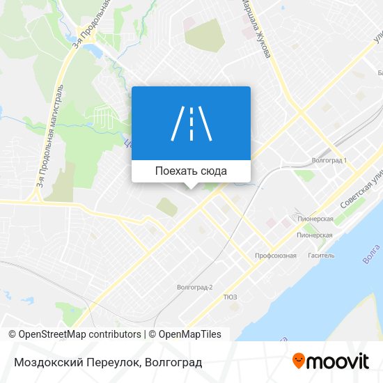 Карта Моздокский Переулок