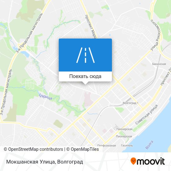 Карта Мокшанская Улица