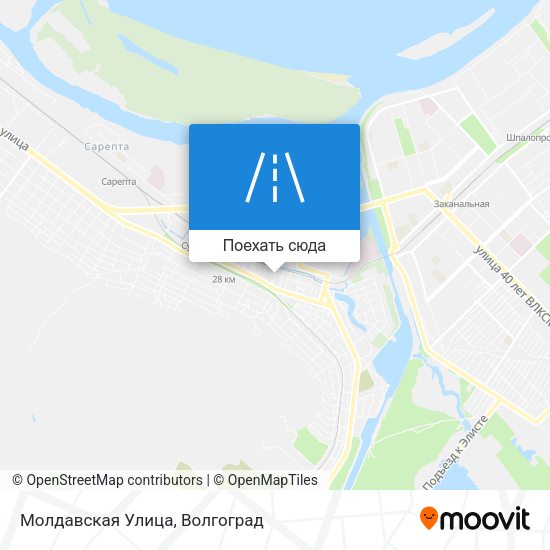Карта Молдавская Улица