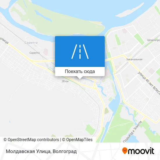 Карта Молдавская Улица