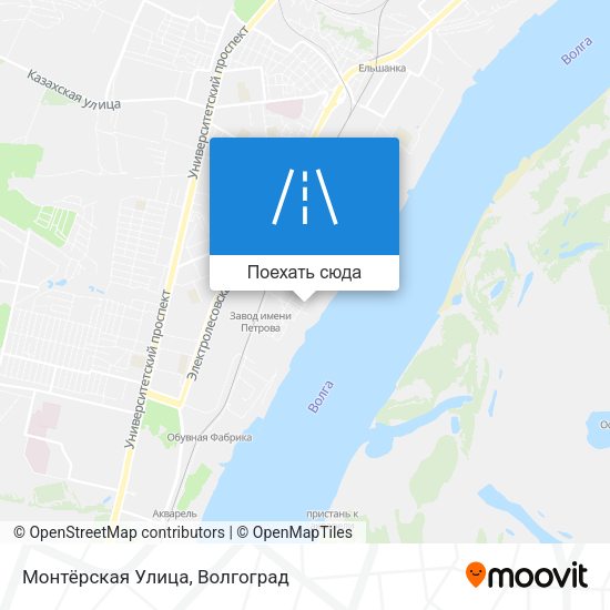 Карта Монтёрская Улица
