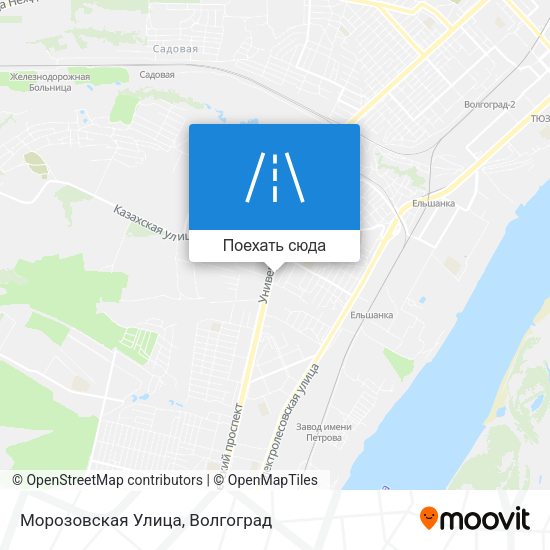 Карта Морозовская Улица