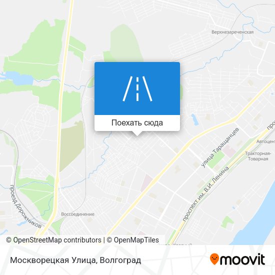 Карта Москворецкая Улица