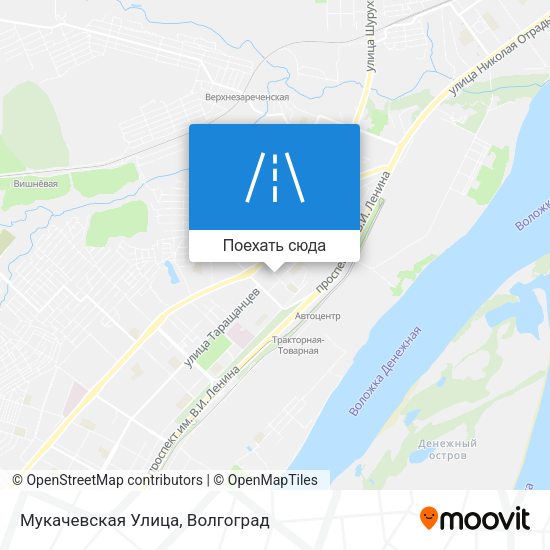 Карта Мукачевская Улица