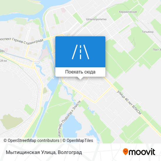 Карта Мытищинская Улица