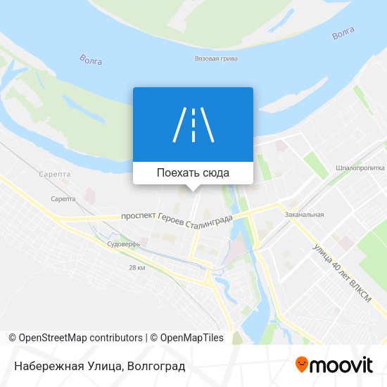 Карта Набережная Улица