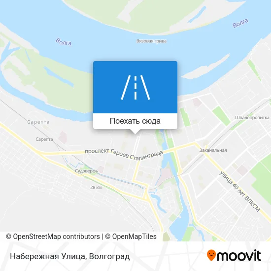Карта Набережная Улица