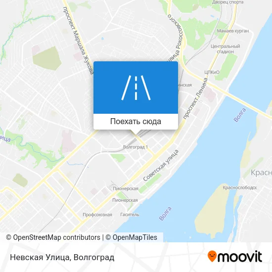 Карта Невская Улица