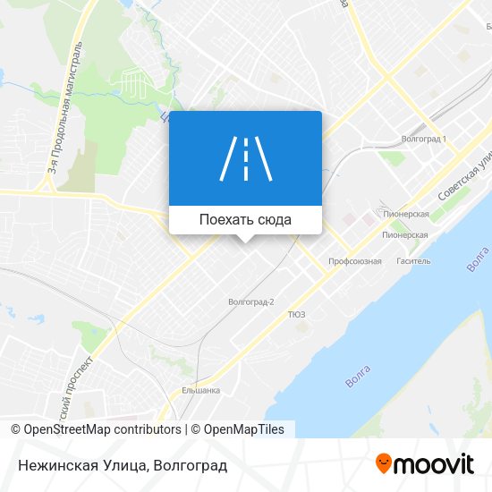 Карта Нежинская Улица