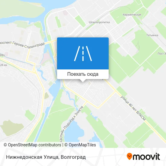 Карта Нижнедонская Улица