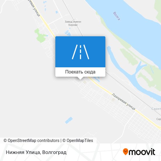 Карта Нижняя Улица
