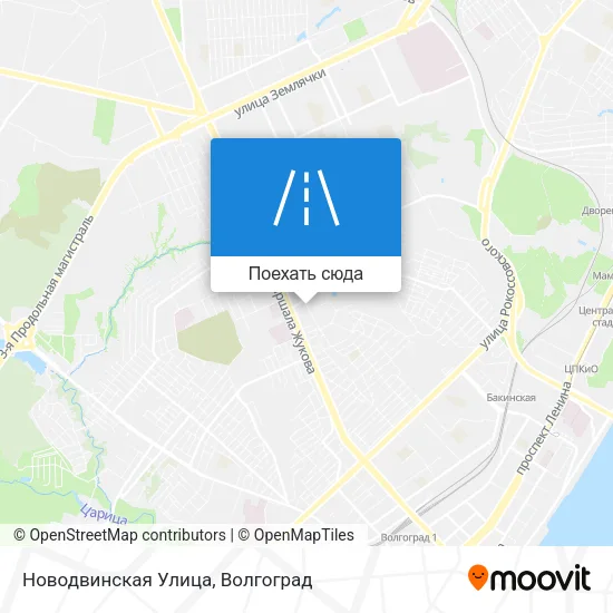 Карта Новодвинская Улица