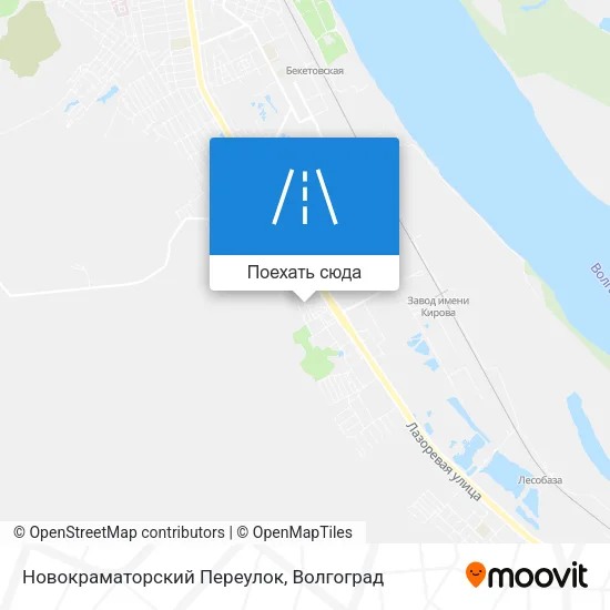 Карта Новокраматорский Переулок