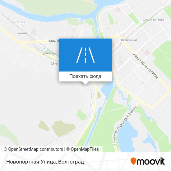 Карта Новопортная Улица