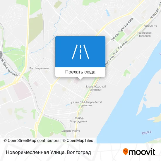 Карта Новоремесленная Улица