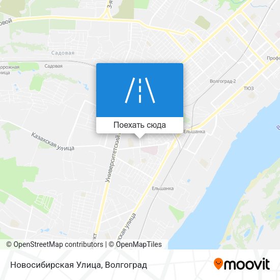 Карта Новосибирская Улица