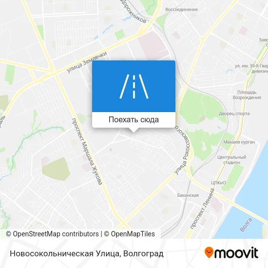 Карта Новосокольническая Улица