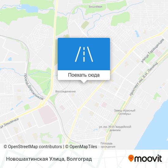 Карта Новошахтинская Улица