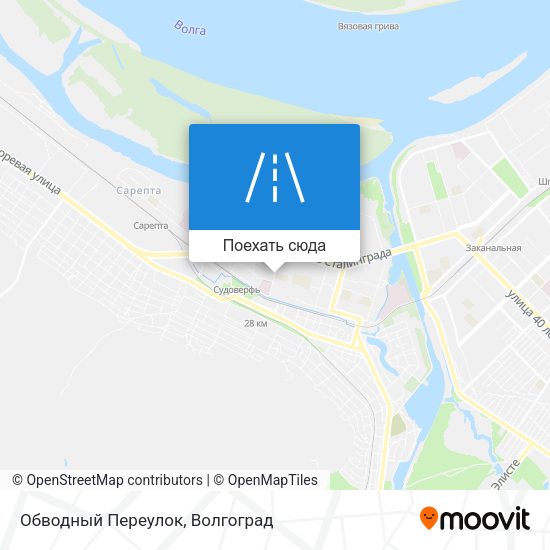 Карта Обводный Переулок
