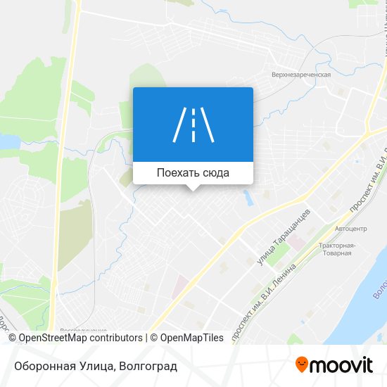Карта Оборонная Улица