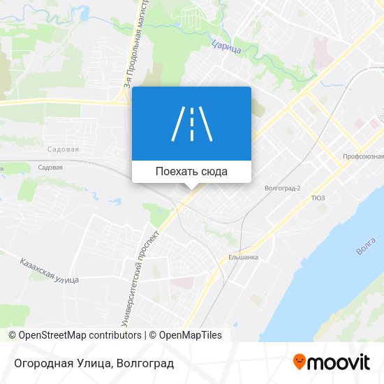 Карта Огородная Улица